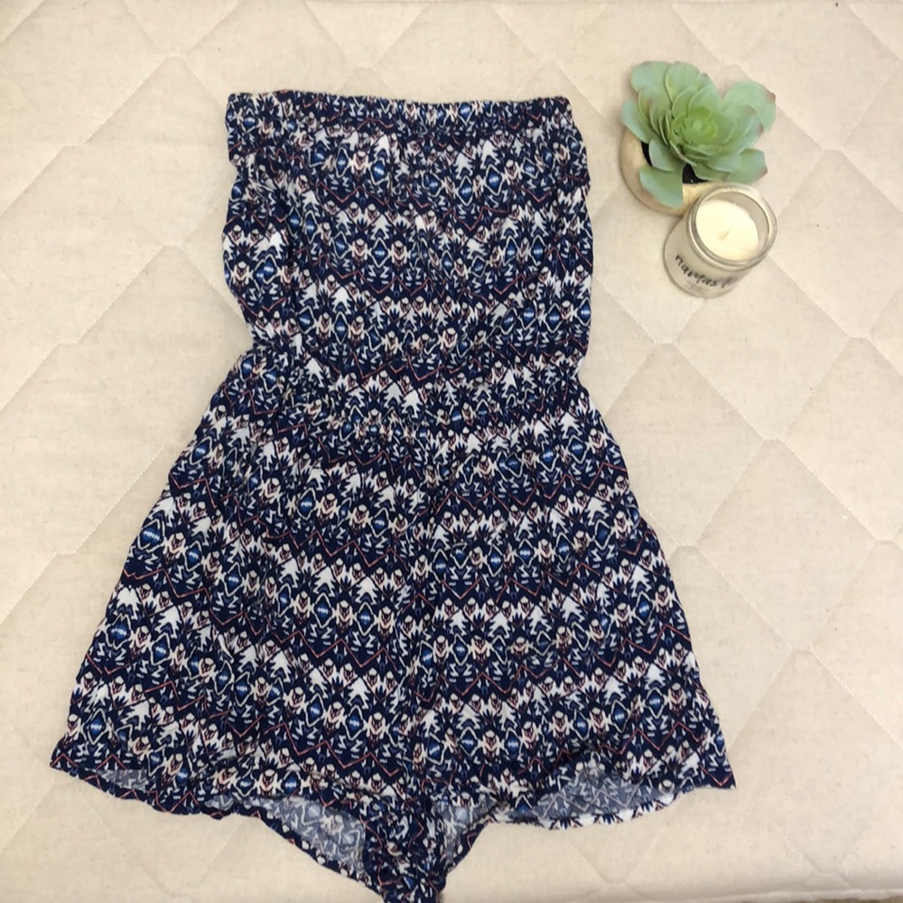 Strapless Romper